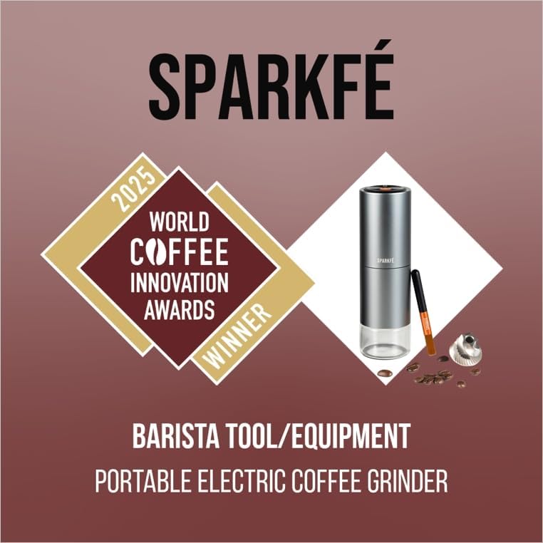 Tragbare elektrische Kaffeemühle, wiederaufladbare kabellose Handmühle mit konischem Frässtift aus E