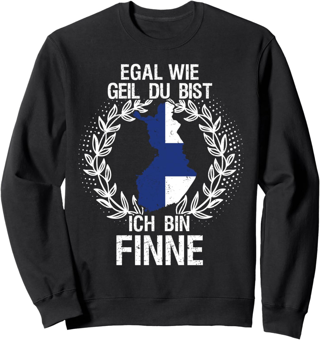 Finnen sind cooler! - Finne Trikot Finland Finnland Sweatshirt