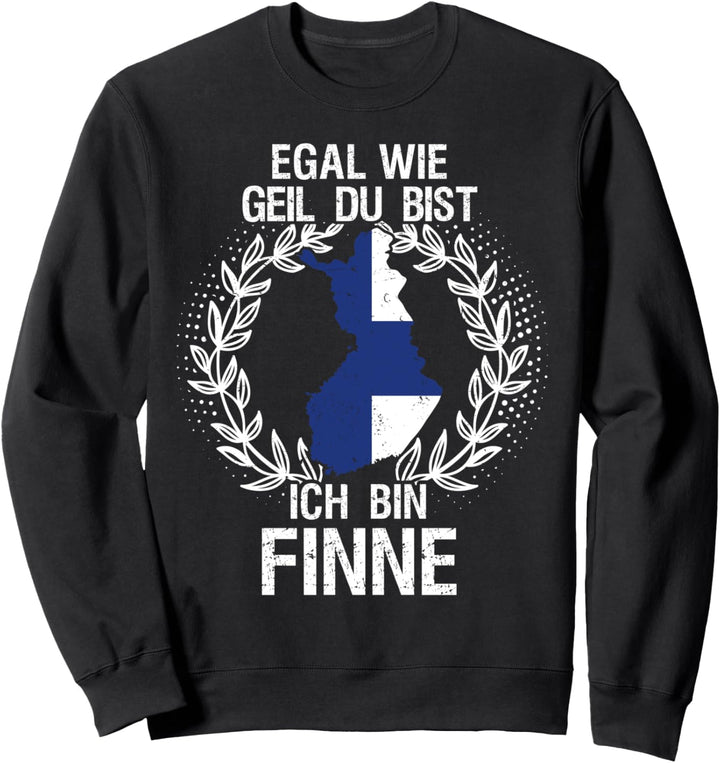Finnen sind cooler! - Finne Trikot Finland Finnland Sweatshirt