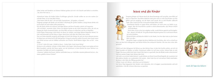 Die Ostergeschichte: Ein Kalender zum Vorlesen und Basteln, Broschüre