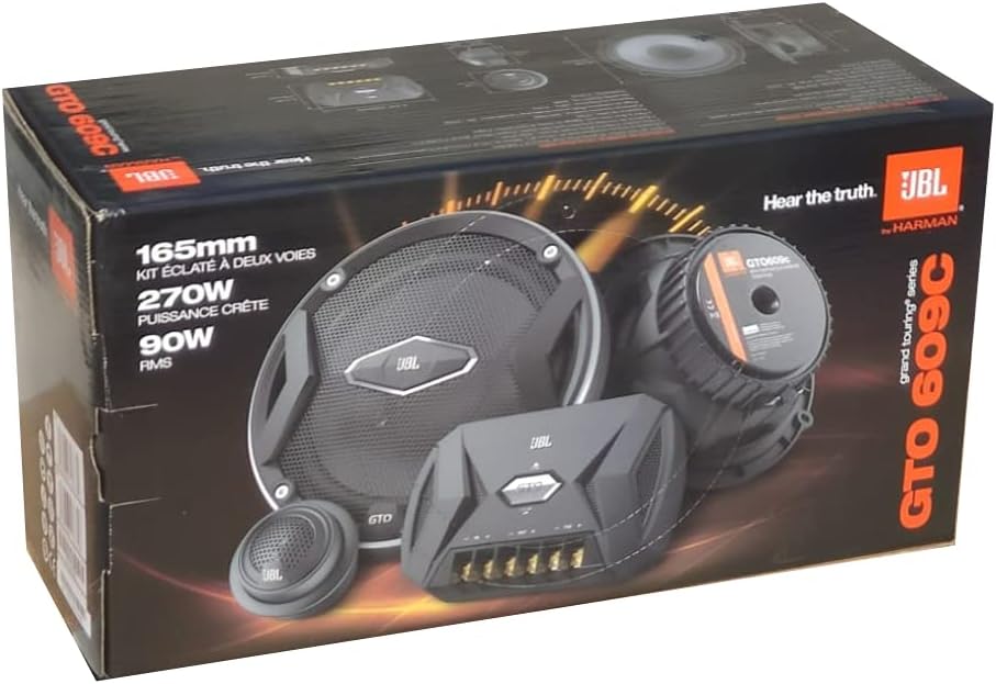 1 kit 2 Wege kompatibel mit JBL GTO609C GTO 609C 16,5 cm 6,5" 90 watt rms 270 watt max mit tieftöner