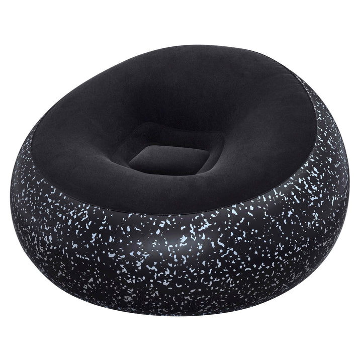 Bestway Inflate-A-Chair Luftsessel 112x112x66 cm, schwarz – Aufblasbarer Sessel Indoor & Outdoor, be