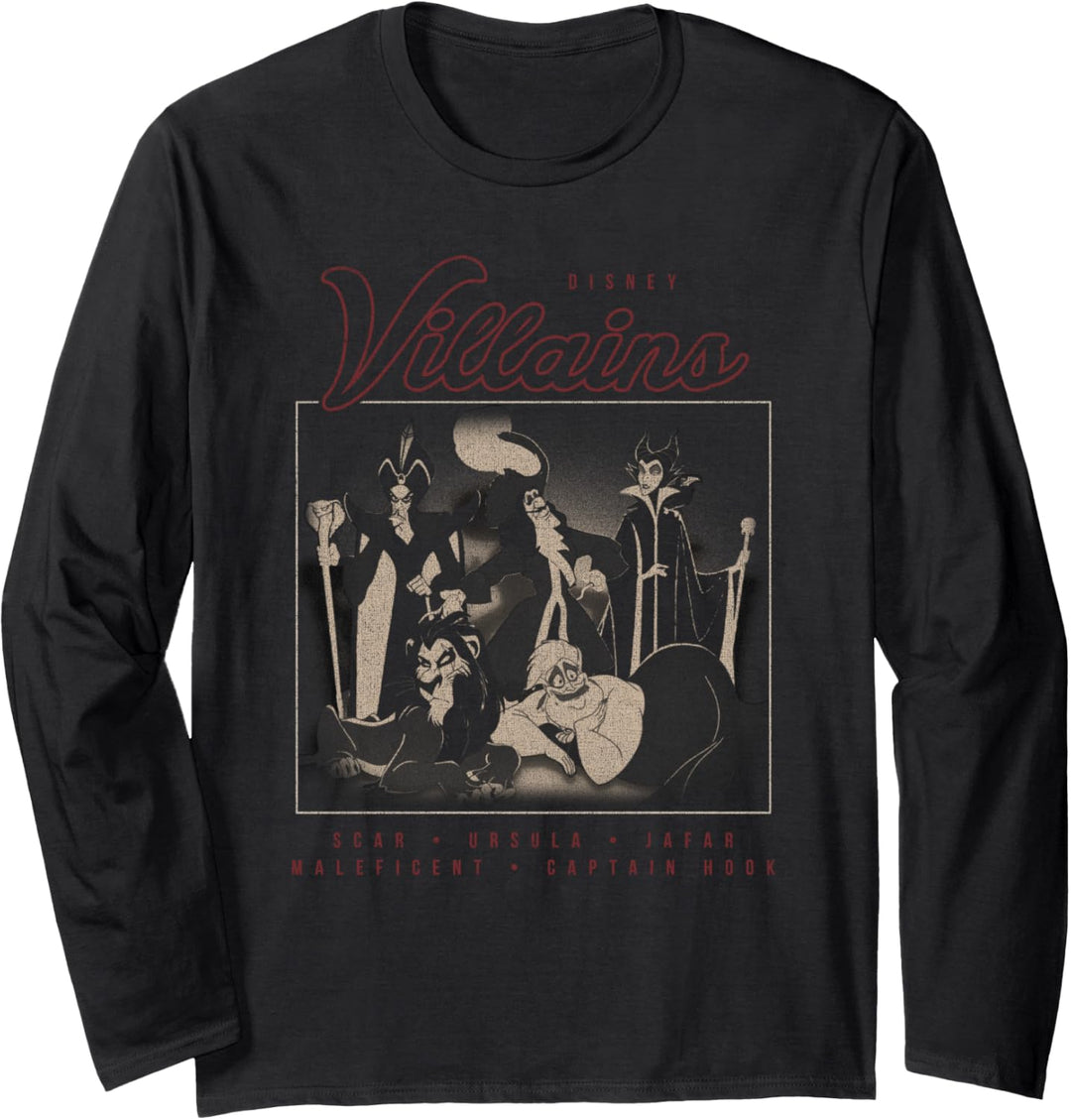 Disney Villains Group Portrait Langarmshirt
