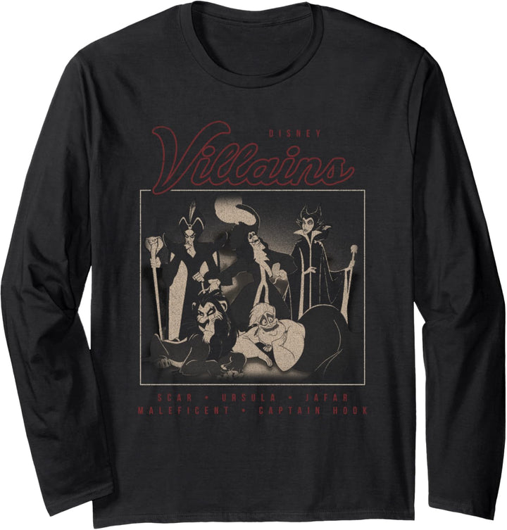 Disney Villains Group Portrait Langarmshirt