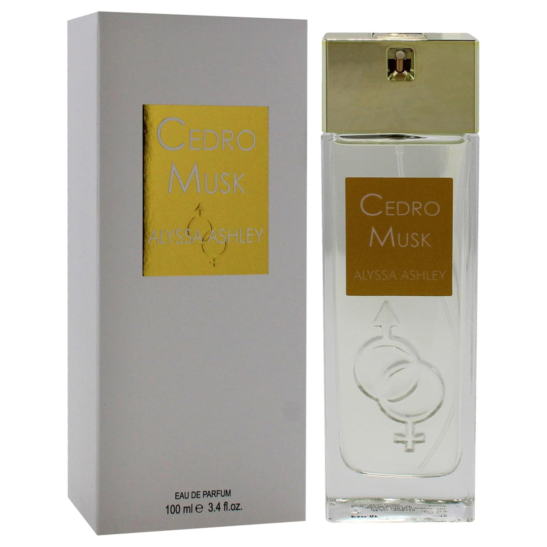 Alyssa Ashley - Cedro Musk Eau de Parfum Spray für Damen und Herren - 100 ml