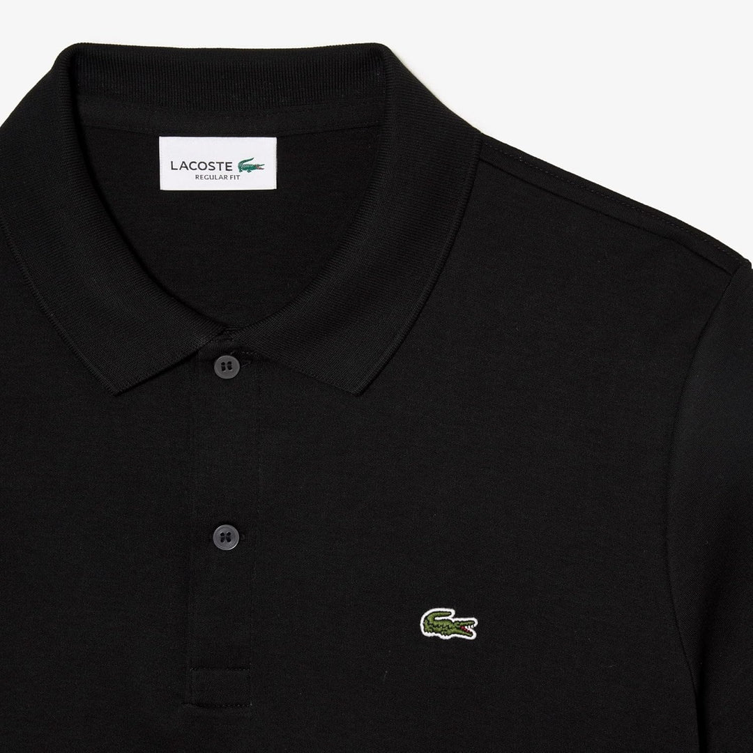 Lacoste Herren Polo-Shirt Kurzarm DH2050, Männer Polo-Hemd,2 Knopf,Regular Fit XS Noir, XS Noir