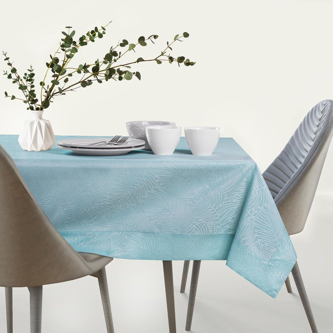 AmeliaHome Tischdecke 110x180 cm Tischtuch Tafeldecke Fleckschutz Lotuseffekt Abwaschbar Wasserabwei