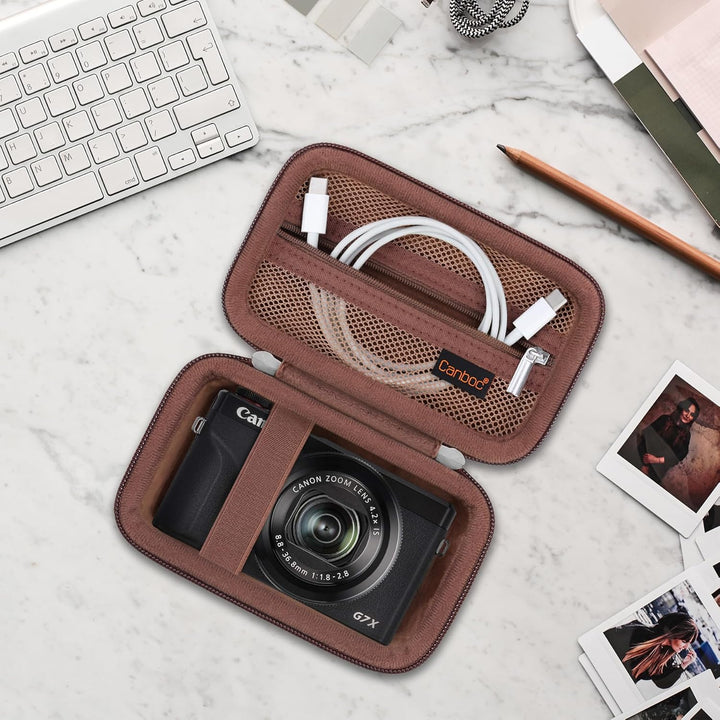 Canboc Tragetasche für Canon PowerShot G7 X Mark III / G7X Mark II Digital 4K Vlogging Kamera, SX740