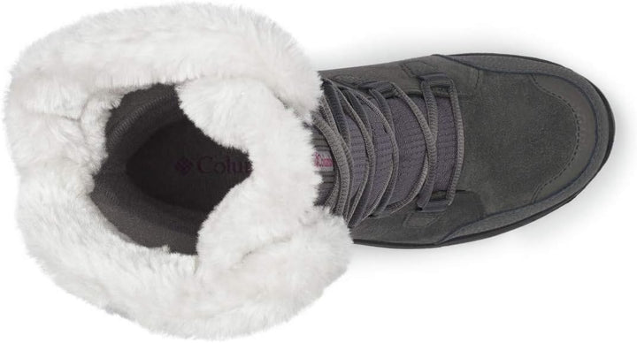 Columbia Ice Maiden II WP wasserdichte Schneestiefel für Damen 35.5 EU Shale Dark Raspberry, 35.5 EU