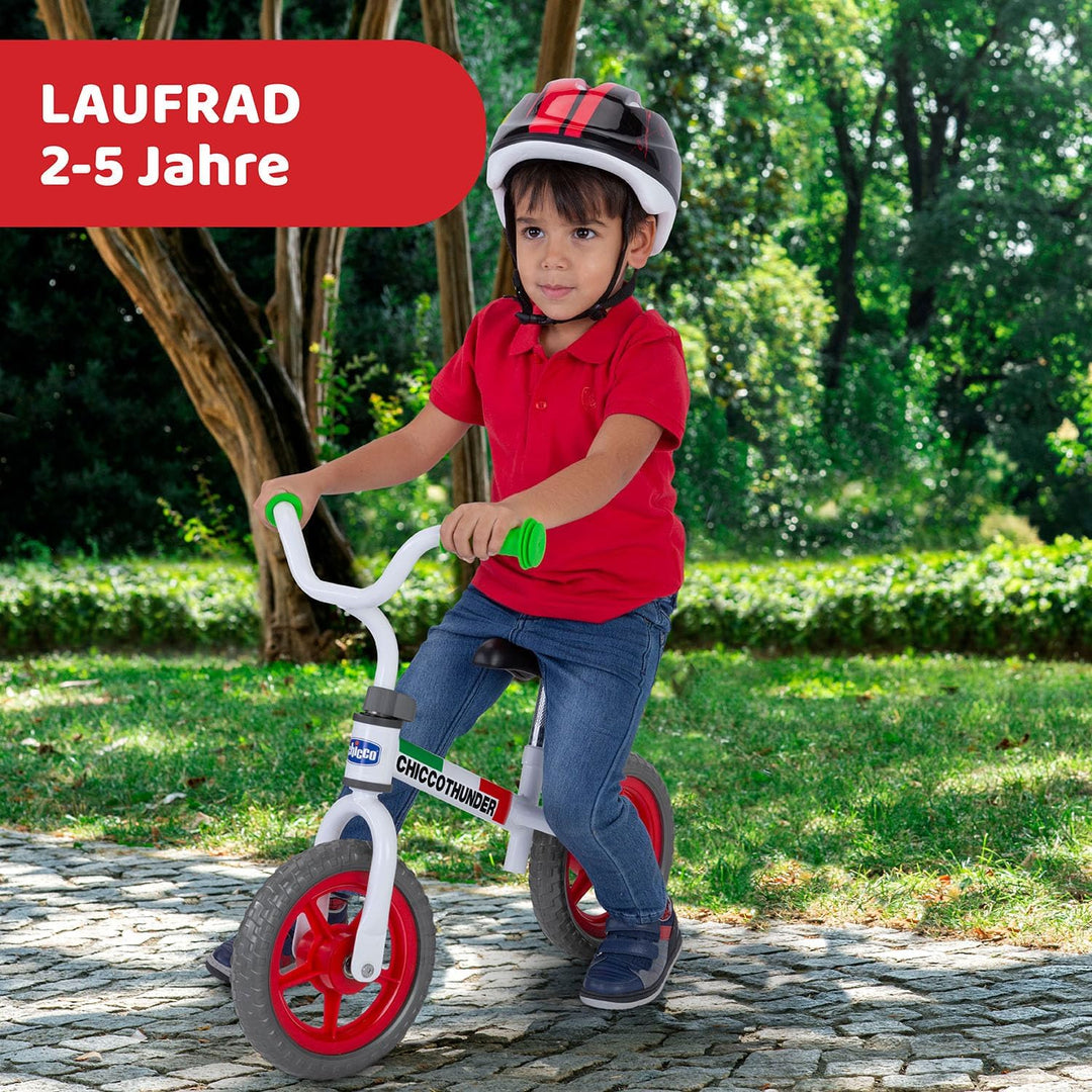 Chicco Thunder Laufrad für Kinder 2-5 Jahre, Kinder Laufrad fürs Gleichgewicht, mit höhenverstellbar