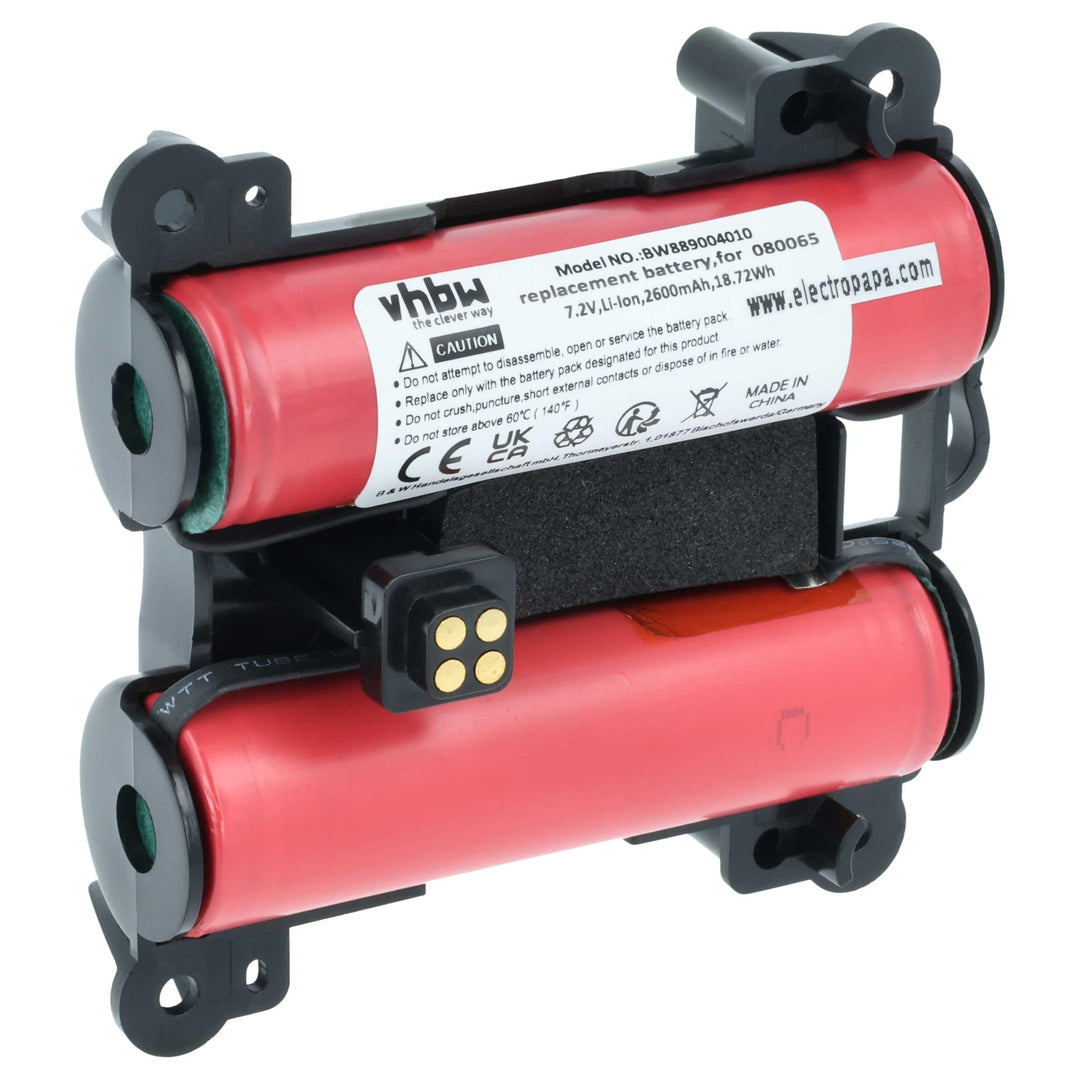 vhbw Akku kompatibel mit Bose 071478 Lautsprecher Boxen Speaker (2600mAh, 7,4V, Li-Ion)