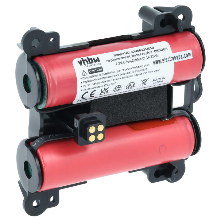 vhbw Akku kompatibel mit Bose 071478 Lautsprecher Boxen Speaker (2600mAh, 7,4V, Li-Ion)
