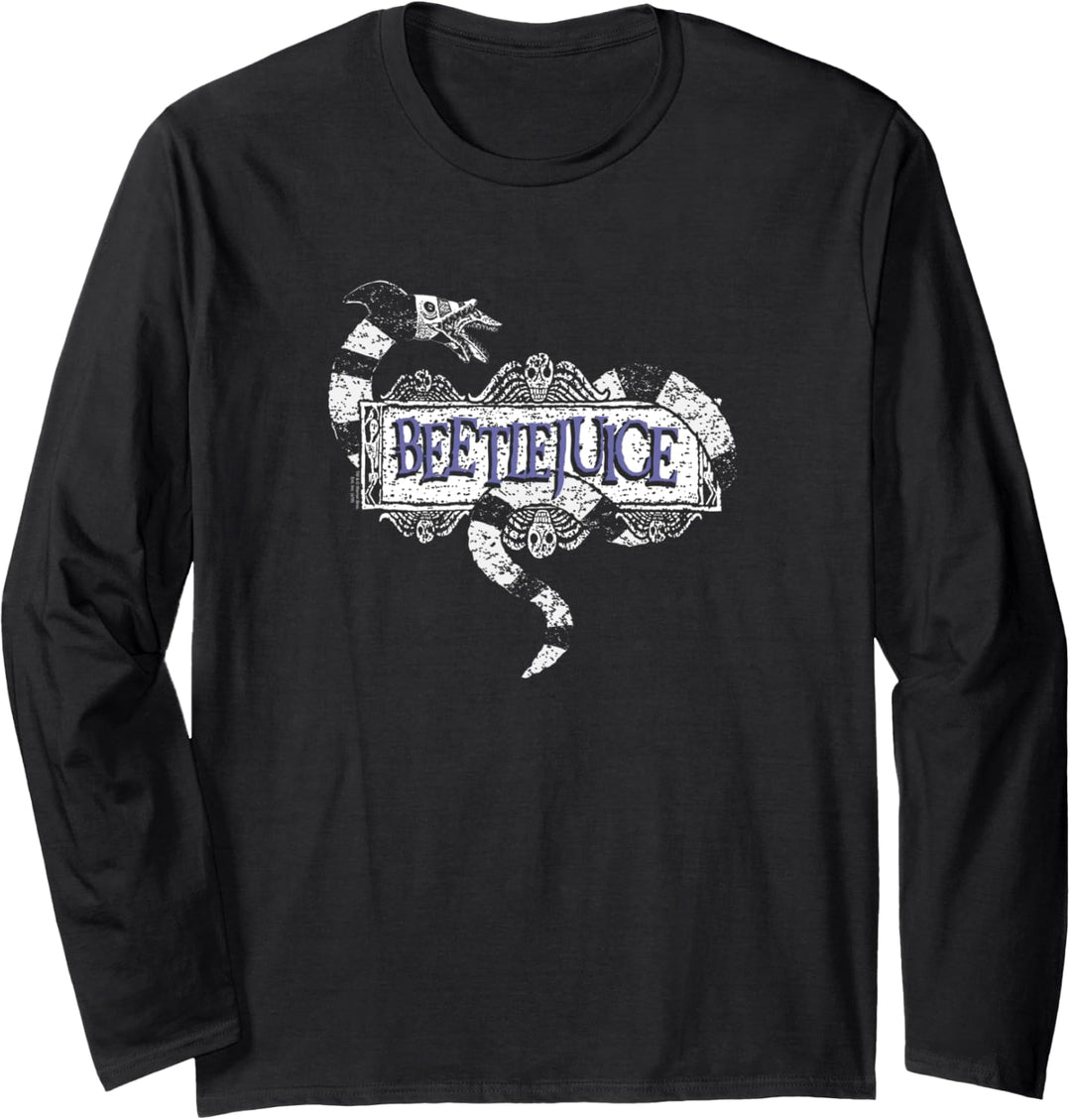 Beetlejuice Logo Langarmshirt