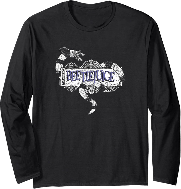 Beetlejuice Logo Langarmshirt