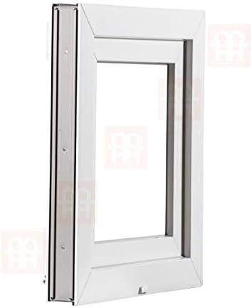 Kunststofffenster | 60x100 cm (600x1000 mm) | weiss | Dreh-Kipp-Fenster | links