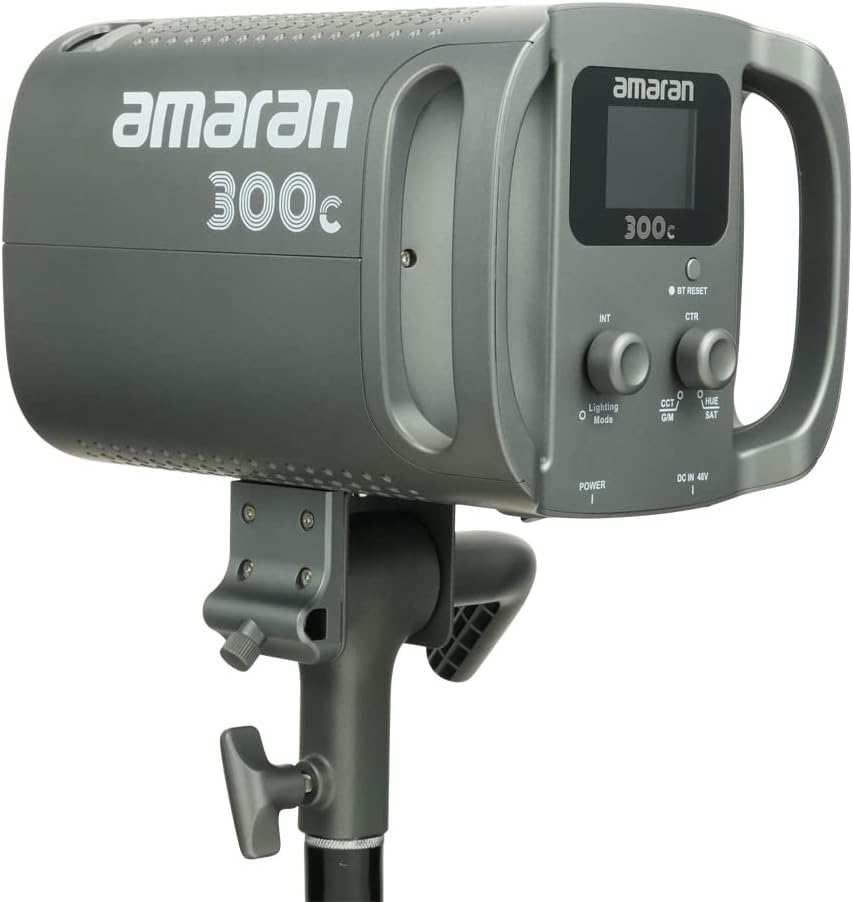Aputure Amaran 300c RGBWW COB LED Studio Dauerlicht 300W CCT 2500K-7500K Bowens Halterung Punktquell