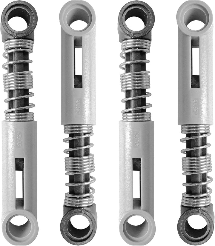 LEGO Technic - 4 Stossdämpfer 6.5L (Weiche Federung), Schwarz Grau - Federbeine 731c06.