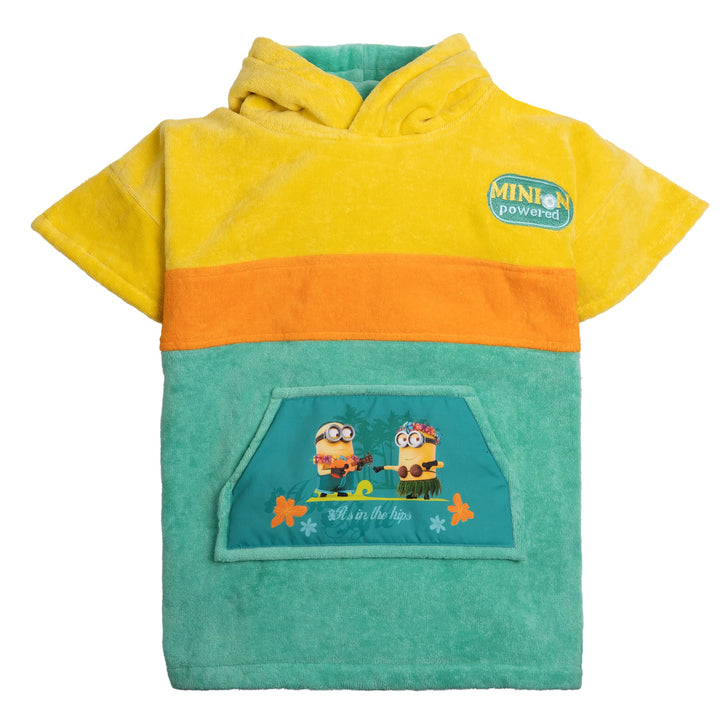 WAVE HAWAII Surf- &amp; Badeponcho für Kinder, Grösse XS, 120-151cm | 95-100% Baumwolle Surf-Poncho für