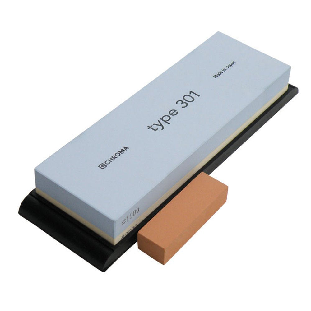 CHROMA Zuberhör Schleifstein mit Toshi Körnung 1000/3500 ST-1/3