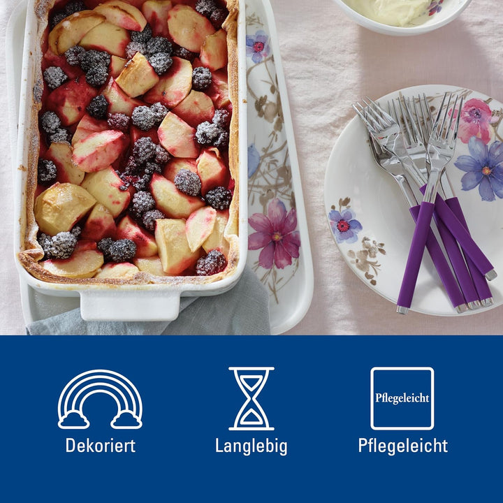 Villeroy und Boch - Mariefleur Gris Basic Tafel-Set, 12 tlg., Premium Porzellan, spülmaschinen-, mik