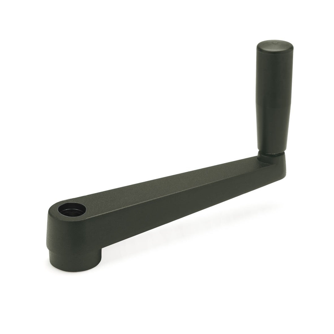 Ganter Normelemente | Handkurbeln - GN 471-160-B17 | Aluminium | mit Bohrung | kunststoffbeschichtet