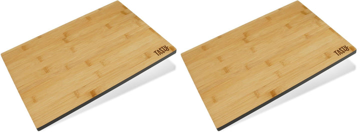 Tasty Bambus-Schneidebrett – 35,5x25x1,2cm – Ideal zum Schneiden von Brot, Obst, Gemüse – Robust & S