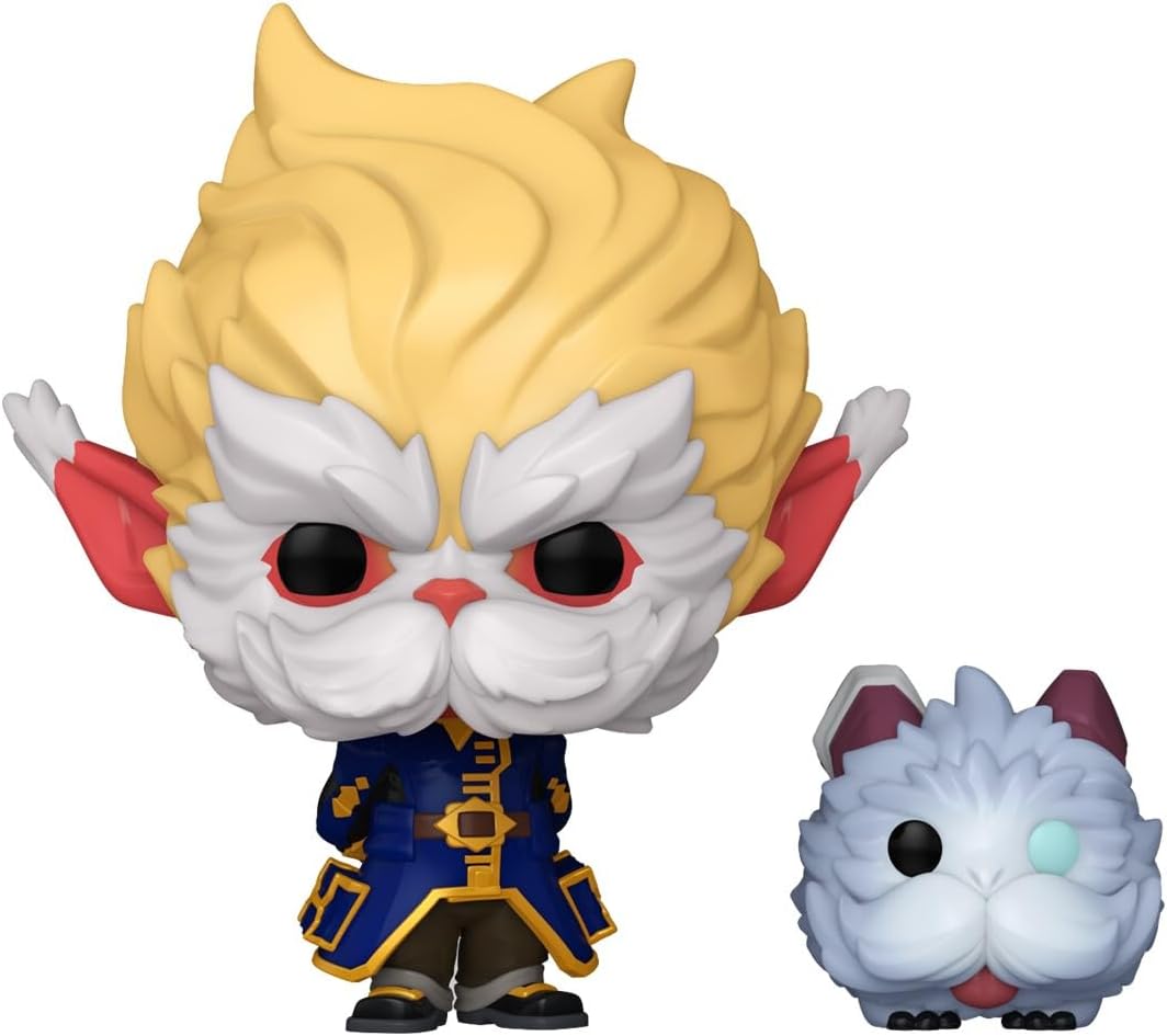 Funko Pop! TV: Arcane LOL– Heimerdinger mit Poro - Arcane: League of Legends - Vinyl-Sammelfigur - G