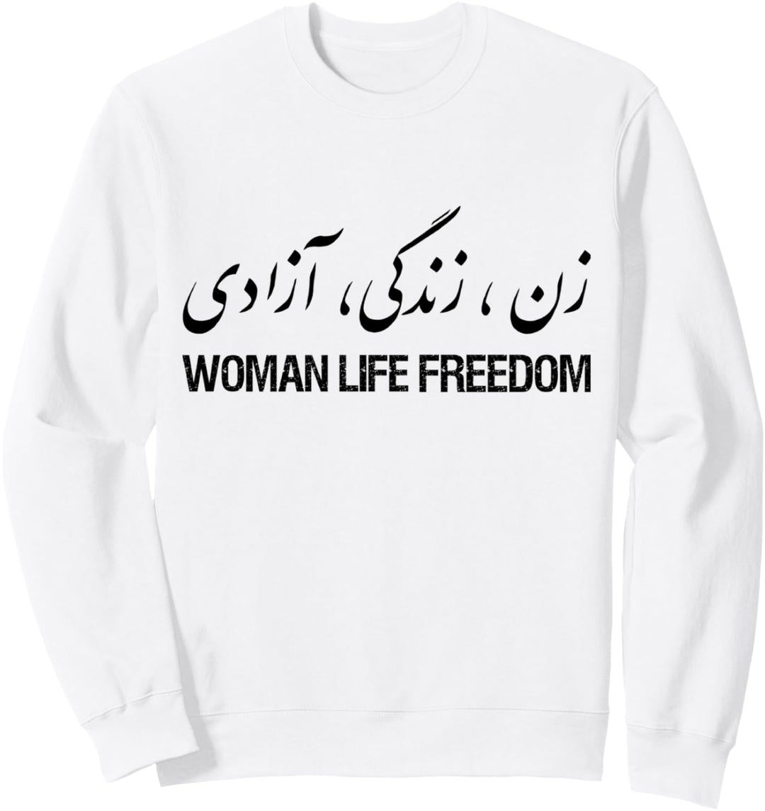 Frau Leben Freiheit Iran Zan Zendegi Azadi Persisch Sweatshirt