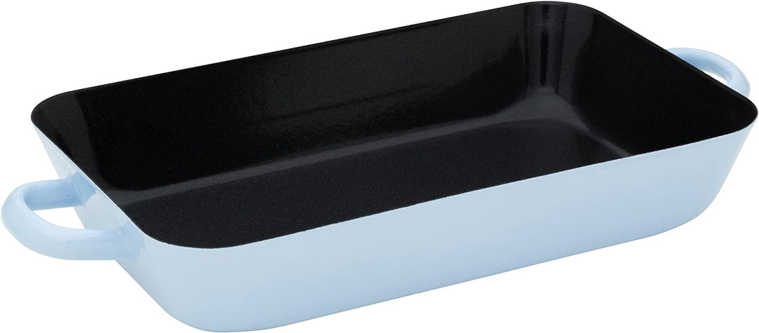 Riess, 0046-028, Bratpfanne 33/20 cm, BACKEMAILLE BLAU, LBH 40.5x20.6x6 cm, Gew. 0.892 kg, Volumen 3