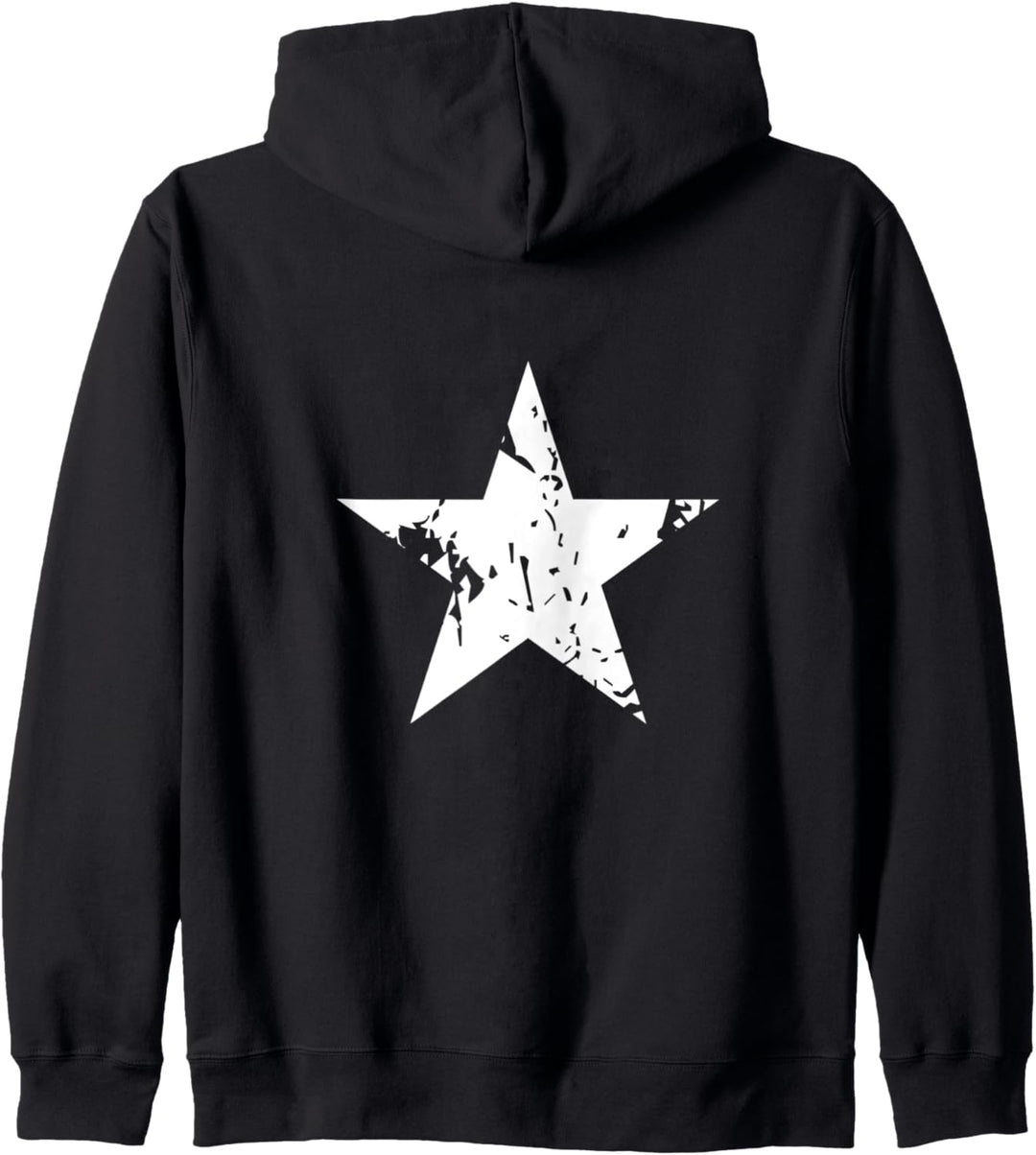 Wer ist cool und hat einen Stern auf dem Rücken Lustiges Kapuzenjacke