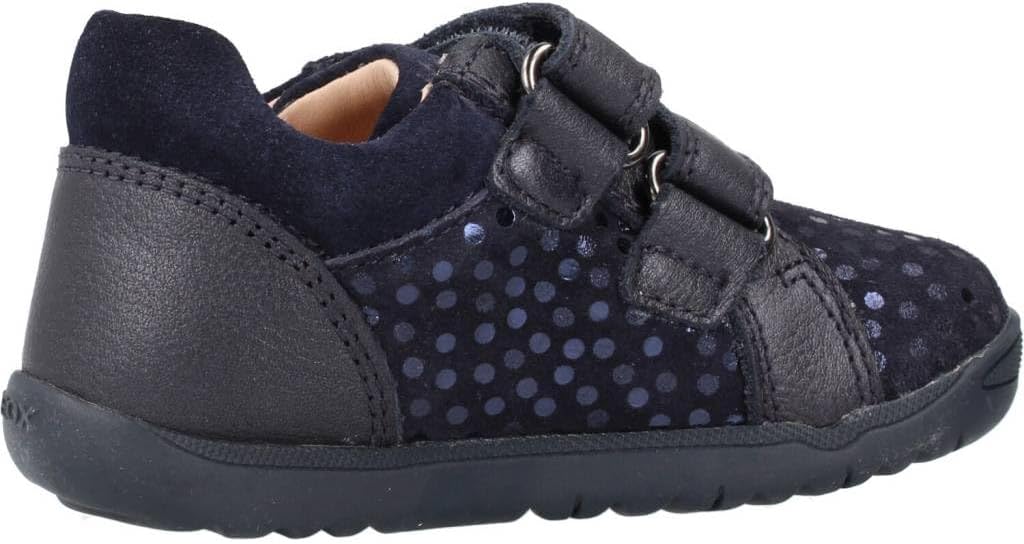 Geox B Macchia Girl A Baby - Mädchen Sneaker 18 EU Dk Navy, 18 EU Dk Navy