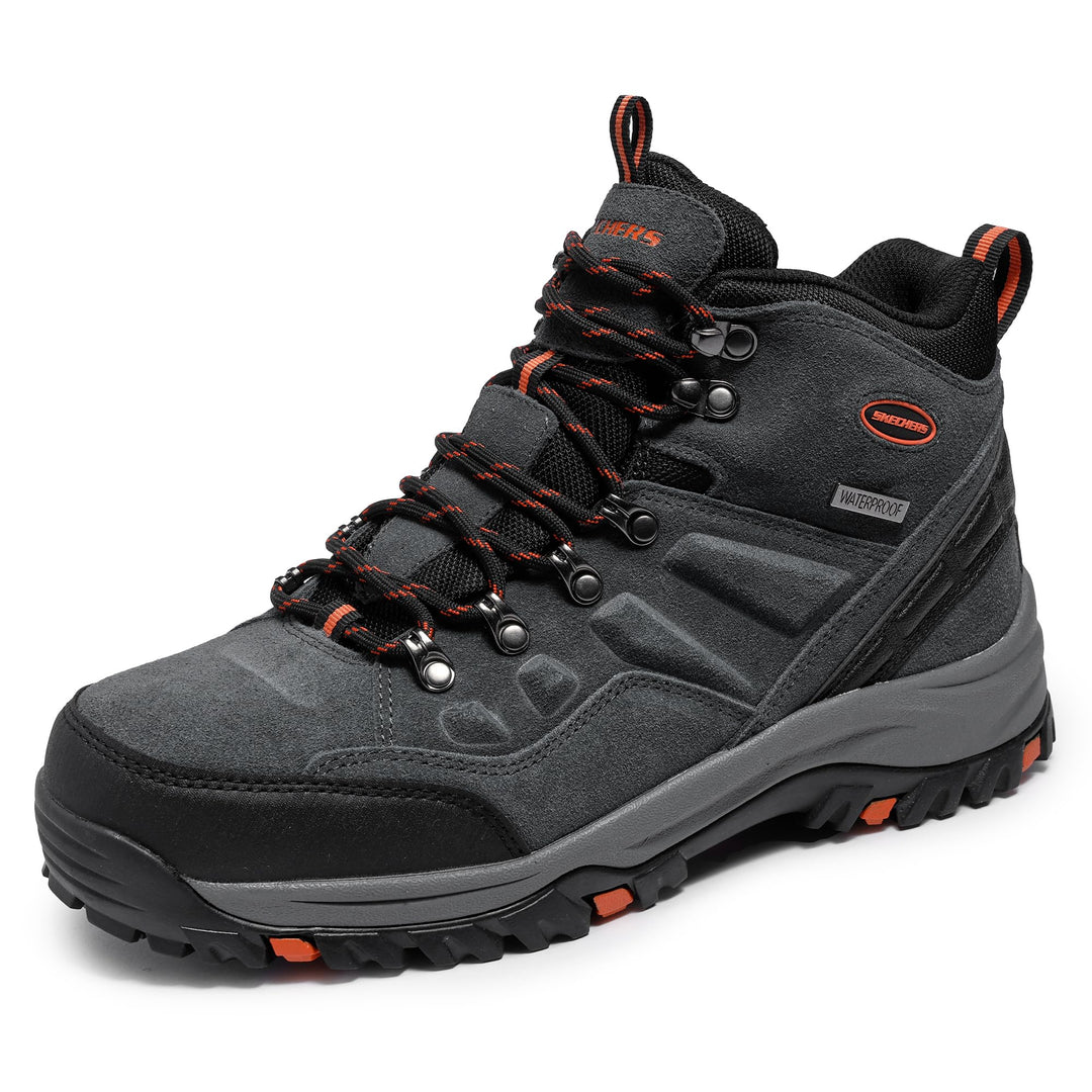 Skechers Herren Relment Pelmo64869 Stiefel 39 EU Gray Suede, 39 EU Gray Suede
