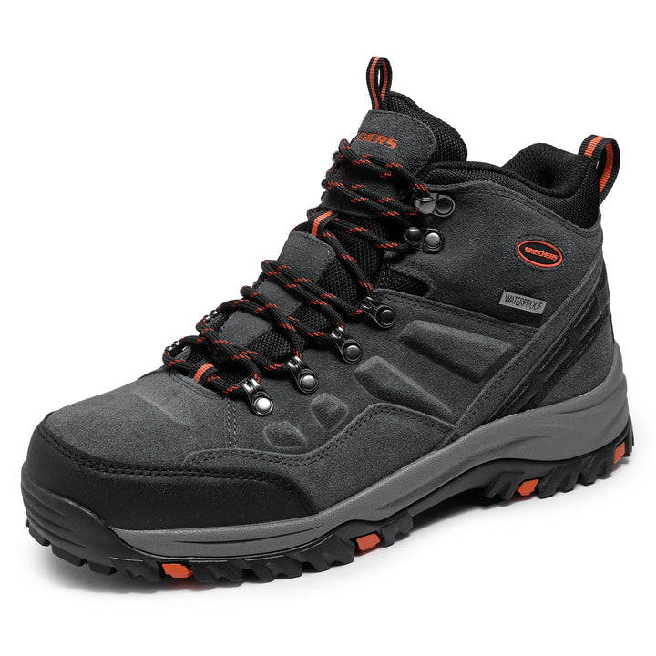 Skechers Herren Relment Pelmo64869 Stiefel 39 EU Gray Suede, 39 EU Gray Suede