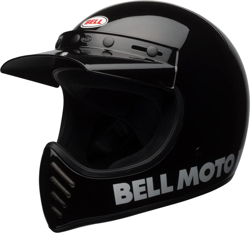 Bell Moto-3 Classic Solid Gloss Black Full Face Helmet