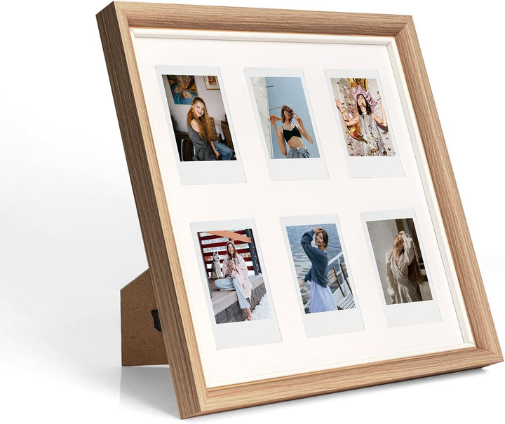 MUZIRI KINOKOO Bilderrahmen mit Standfuss （27.5 * 27.5 cm, Kann Aufgehängt Oder Tischplatte,Kompatib