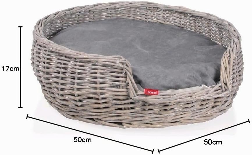 Tommi 00913 Wicker Hundebett rund
