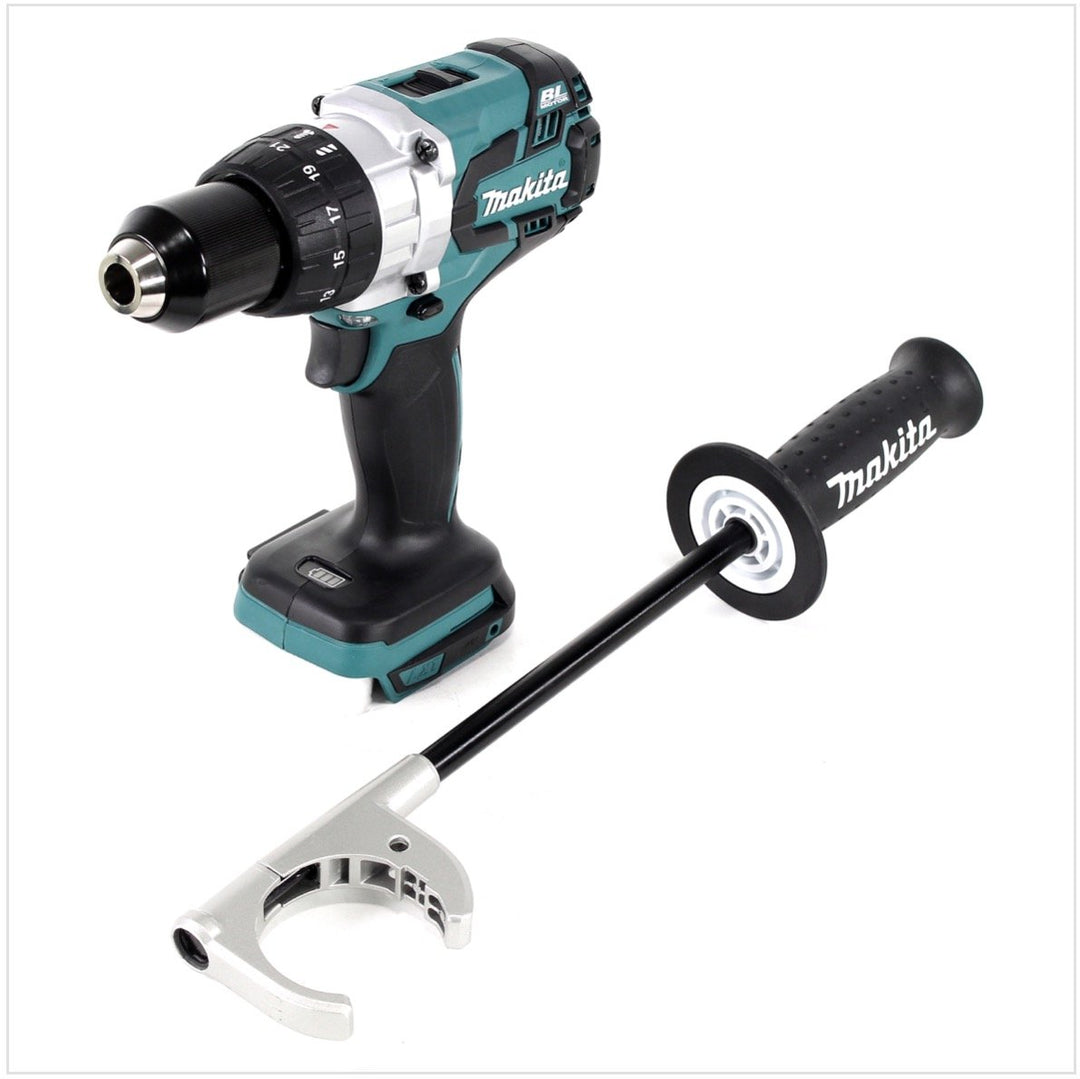 Makita DDF481Z Akku-Bohrschrauber 18 V (ohne Akku, ohne Ladegerät), Blau, Silber ohne Akku ohne Lade