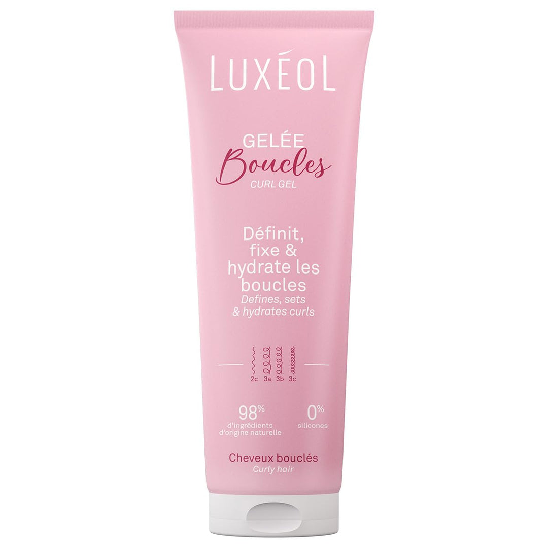Luxéol - Gelee für lockiges Haar – definiert, fixiert & spendet Feuchtigkeit für Locken ohne Kartone