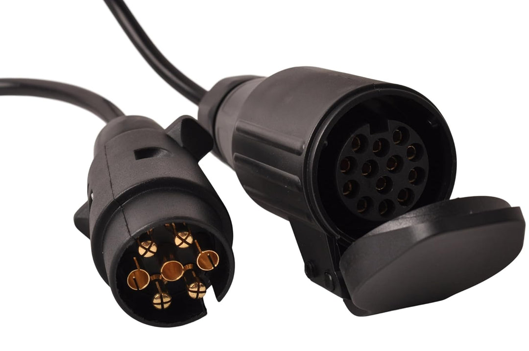ProPlus 343526 Verlängerungskabel Adapterkabel Länge 0,8 Meter PKW Stecker 7polig auf Anhänger Steck