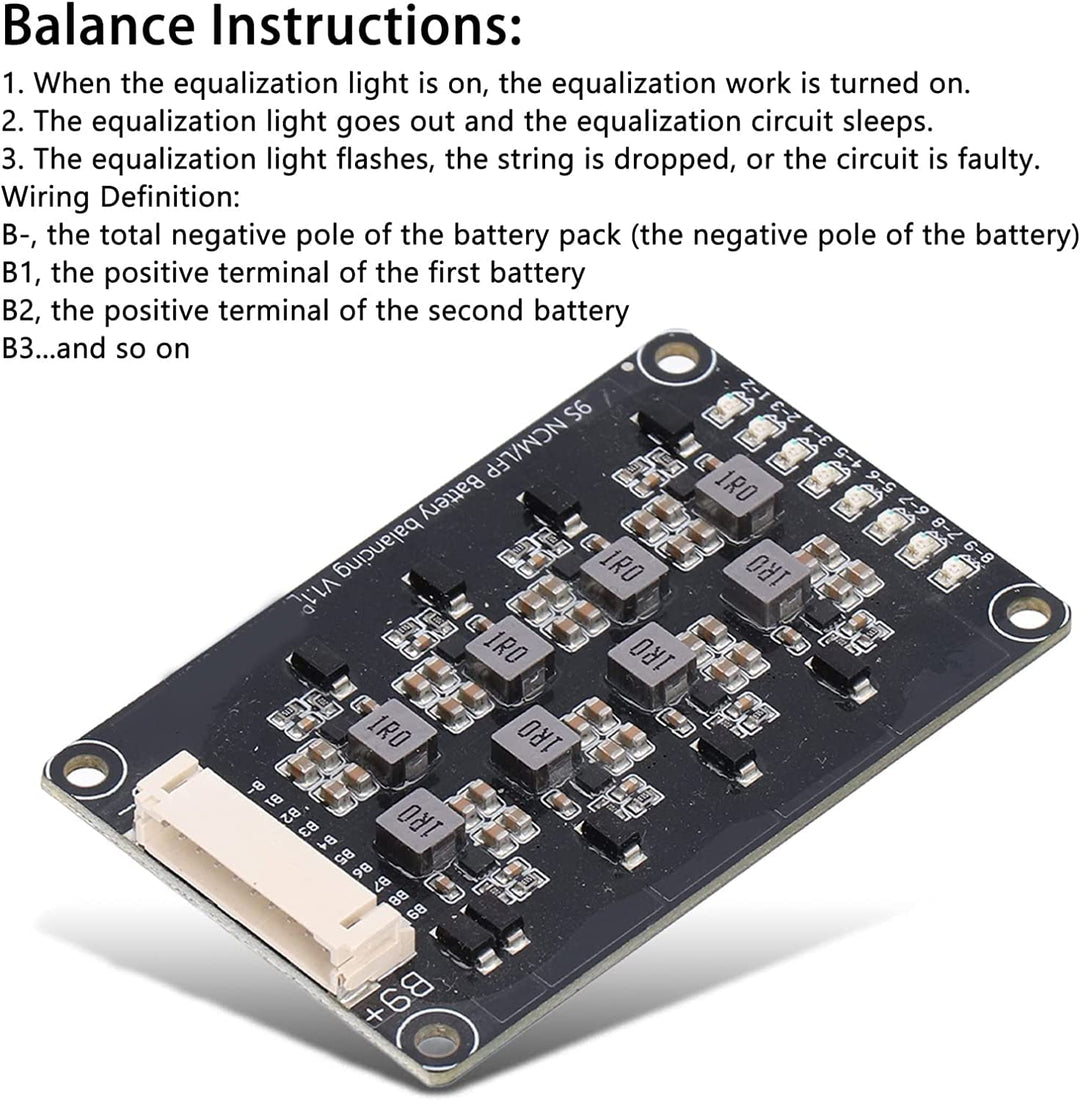 TECNOIOT 1 STÜCKE 9S 1,2 A Li-Ion Lifepo4 Lithium Batterie Aktiver Equalizer Balancer Induktives BMS