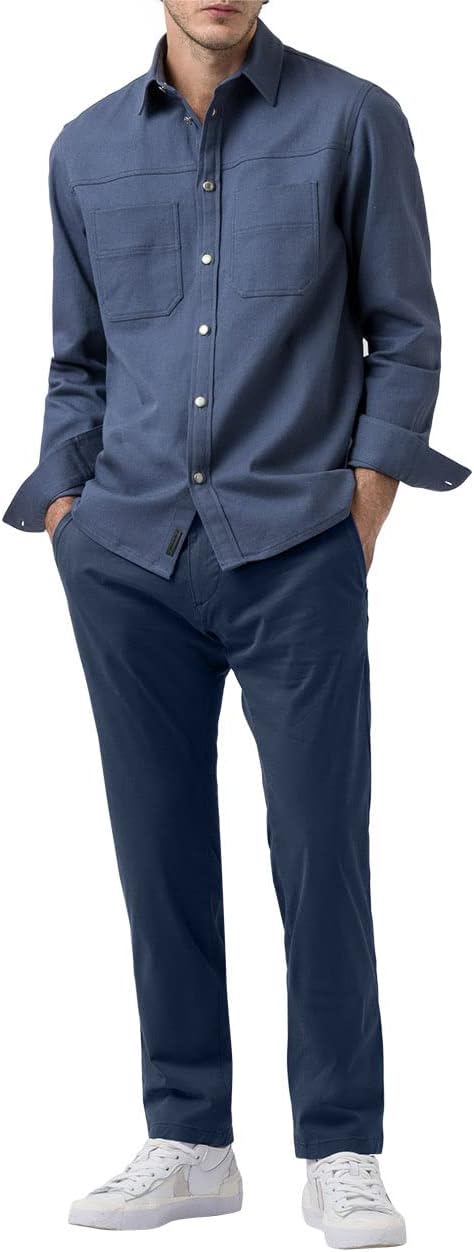 Pierre Cardin Herren Antibes Hose 35W / 30L Marine, 35W / 30L Marine