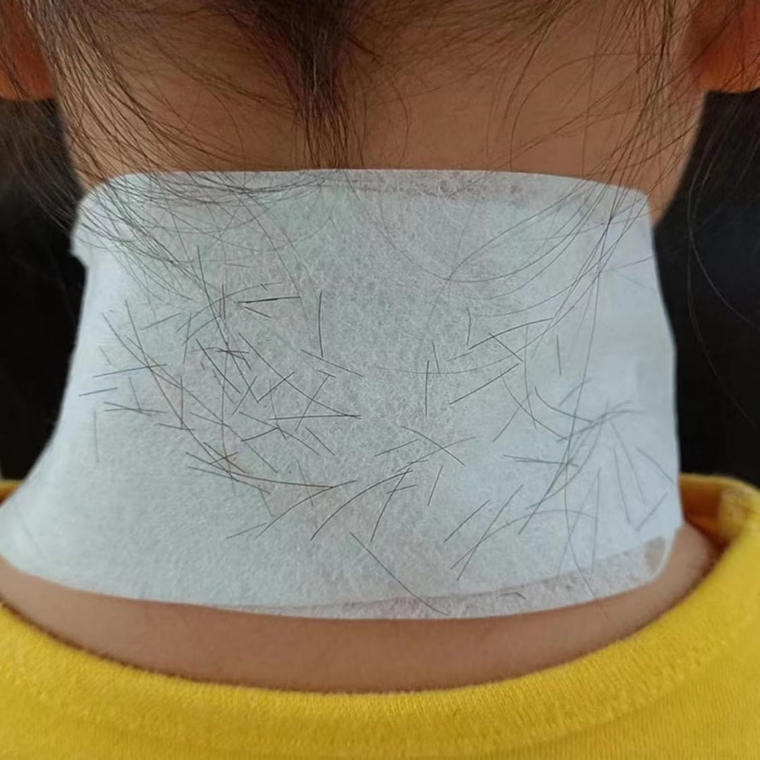 Halskrause Friseur aus Vliesstoff, 10 Rollen 500 Blatt, Friseur Halskrause Papier, Friseur Kreppband
