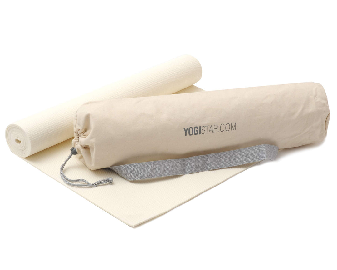 Yoga-Set Starter Edition (yogamatte + Yogatasche) Weiss, Weiss