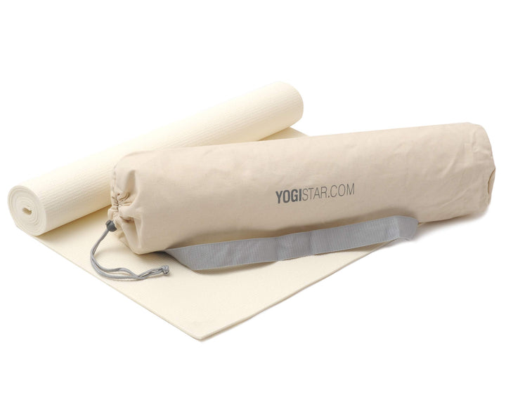 Yoga-Set Starter Edition (yogamatte + Yogatasche) Weiss, Weiss
