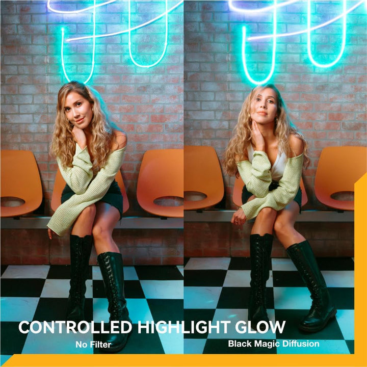 NiSi 4x5.65 Black Magic Diffusion 1-Stop Cinema Filter Kinofilter, Black Magic Diffusion 1-stop
