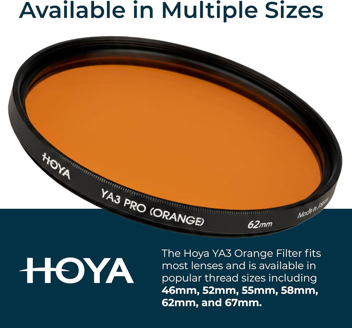 62.0MM YA3 Pro （ORANGE） 62mm Orange YA3, 62mm Orange YA3