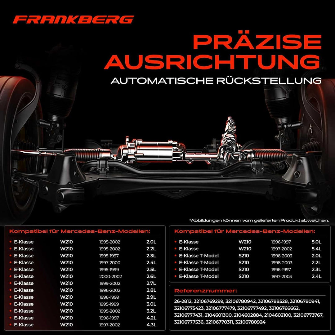 Frankberg Lenkgetriebe Hyraulisch Kompatibel mit W210 S210 E200 E220 E230 E240 E250 E270 E280 E290 E