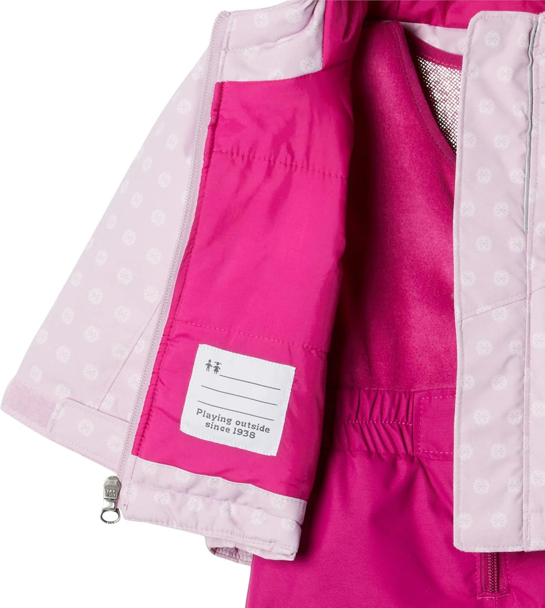 Columbia Unisex Kids Buga Set Snowsuit Romper 6/12 Aura Snowdaze, 6/12 Aura Snowdaze