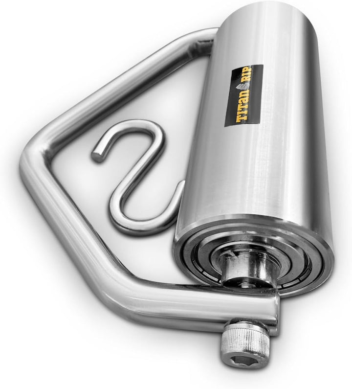 Rolling Handle – Unterarm- &amp; Handgelenktrainer aus massivem Edelstahl (Ø60 mm) mit Kugellager – für