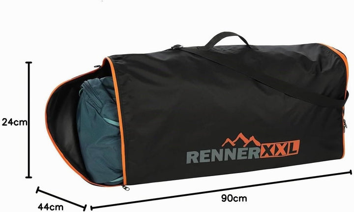 RENNER XXL Rucksack Flugzeug Schutz-Hülle - Flight Cover - Für Backpacker und Trekking-Rucksäcke 120